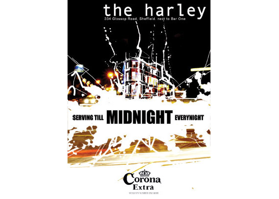 A Hole Productions - Artwork and Design - The Harley - Flyer