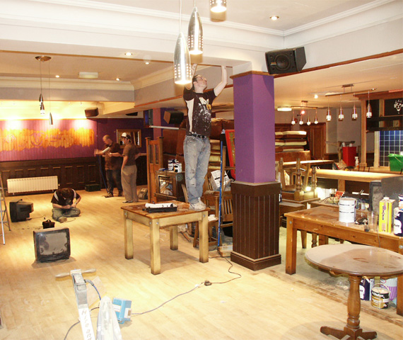 A Hole Productions - Artwork and Design - The Harley - Fit Out
